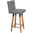 Ver imagem 4 de Banqueta Grace Para Cozinha Gourmet Ou Balcão Área Gourmet Pés Palito Corino