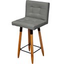 Ver imagem 2 de Banqueta Grace Para Cozinha Gourmet Ou Balcão Área Gourmet Pés Palito Corino