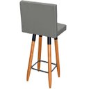 Ver imagem 5 de Banqueta Grace Para Cozinha Gourmet Ou Balcão Área Gourmet Pés Palito Corino