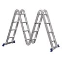 Ver imagem 3 de Escada Articulada 4x4 com Plataforma em Alumínio Mor