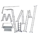 Ver imagem 2 de Escada Articulada 4x4 com Plataforma em Alumínio Mor