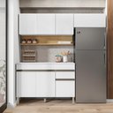 Ver imagem 7 de Cozinha Modulada 3 Pecas Balcao com Tampo Line Ktp Supremo Cp Freijo