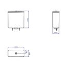 Ver imagem 4 de Caixa Acoplada Monocromática com Acionamento Duo Barbante Deca