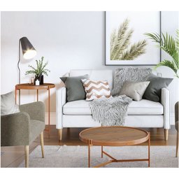 Mesa Aqua Centro Grande - Freijó/Cobre imcal - 3