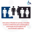 Ver imagem 5 de Placa Banheiro Masculino e Feminino 15x15 Acrílico