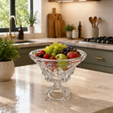 Ver imagem 3 de Centro de Mesa/Fruteira/Saladeira Fina - Cristal com Pé