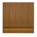 Ver mais imagens de Rack com Painel Efeito Ripado para TV até 75 Polegadas com Portas e Gaveta 185,5x183x40cm