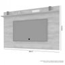 Painel Para TV até 60 Polegadas Prateleira Pinheiros JCM Móveis - 3