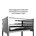 Ver imagem 4 de Churrasqueira Portátil com Rodas 5 Espetos Issi Grill