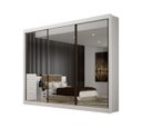 Ver imagem 2 de Guarda Roupa Casal 3 Portas Espelhado Milano - Arbo Design