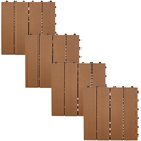 Ver imagem 1 de 4 Deck Plástico Jatobá 30x30 Box Banheiro Piscina Jardim