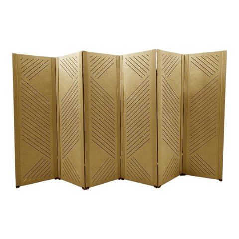 Biombo New Design 6 Folhas c/ 12 Pezinhos