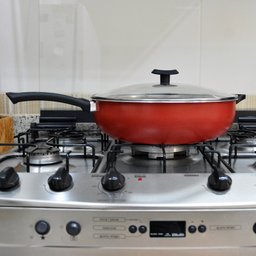 Frigideira Wok Antiaderente 32cm Com Tampa de Vidro - 3