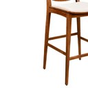 Ver imagem 4 de Banqueta Tami 50cm Madeira Maciça | Factor Off White - Sallar Home