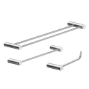 Ver imagem 1 de Kit de Acessórios para Banheiro Escovado 3 Peças 2040or Grego Metal