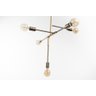Lustre Pendente Prizi Dourado Directions Five - 100cm - 2