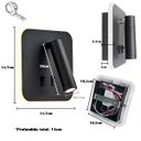 Ver imagem 2 de Arandela Parede Cabeceira Led Interruptor Spot Preto Quarto Bet50