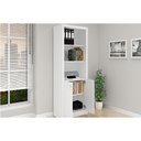 Ver imagem 4 de Estante Livreiro de Escritório ME4110 c/ 2 Portas e 3 Prateleiras Branco - Tecno Mobili
