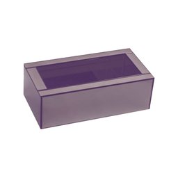 Vaso Retangular Planta Espelho Fumê Luxo - 5
