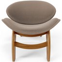 Ver imagem 6 de Kit 2 Poltronas Decorativa Orgânica Sala Living Kadosh L02 Bouclê Bege - Lyam Decor