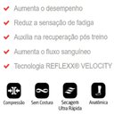 Ver imagem 2 de Canelito Refletivo de Compressão com Reflexx Rosa Tam M