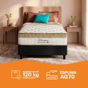 Ver imagem 5 de Cama Box Solteiro Preto + Colchão Molas Ensacadas Pillow In Zidi Houston 88x188x65cm