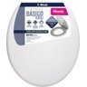 Assento Sanitario OVAL Basico Branco Gelo Primafer 1060 ATLAS - 1