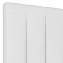 Ver imagem 4 de Cabeceira Queen 160cm Carla Material Sintético Branco Com Frame Bymóveis