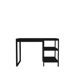 Mesa para Computador Estilo Industrial Office com Prateleira Slim Preto - 3