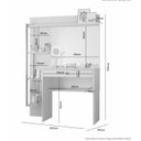 Ver imagem 4 de Penteadeira Camarim com Gaveta Encanto Jcm Movelaria Cinamomo