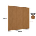 Ver imagem 2 de Painel Ripado Modular Marisa Nature Fosco 260x250 Cm D’Rossi