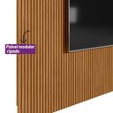 Ver imagem 7 de Painel Ripado Modular Marisa Nature Fosco 260x250 Cm D’Rossi