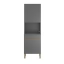 Ver imagem 6 de Paneleiro para Microondas 2 Portas Line Gris/gris - Ssx Multicoisas