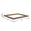 Ver imagem 2 de Tampo de Cozinha Modulado E604 60cm Cooktop Nogal - Kappesberg