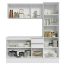 Ver imagem 5 de Armário de Cozinha Compacta 100% MDF 170 cm Branco Smart Madesa 02