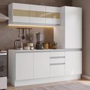 Ver imagem 1 de Armário de Cozinha Compacta 100% MDF 170 cm Branco Smart Madesa 02