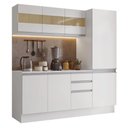 Ver imagem 2 de Armário de Cozinha Compacta 100% MDF 170 cm Branco Smart Madesa 02