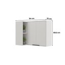 Ver imagem 3 de Aéreo de Canto 2 Portas Miami Carraro Branco Dormitório
