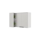 Ver imagem 2 de Aéreo de Canto 2 Portas Miami Carraro Branco Dormitório