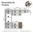 Ver imagem 3 de Armário de Cozinha Completa 270 cm Branco/Rustic Glamy Madesa 17