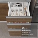 Ver imagem 7 de Armário de Cozinha Completa 270 cm Branco/Rustic Glamy Madesa 17