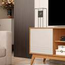 Ver imagem 3 de Rack para Sala Pés em Madeira Material em Mdf Kairo Wood - Via Nossa:nature/off White