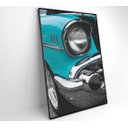 Ver imagem 5 de Quadro Farol Carro Clássico - 60x40 Cm - Vidro Impresso