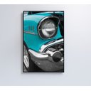 Ver imagem 6 de Quadro Farol Carro Clássico - 60x40 Cm - Vidro Impresso