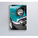 Ver mais imagens de Quadro Farol Carro Clássico - 60x40 Cm - Vidro Impresso