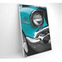 Ver imagem 4 de Quadro Farol Carro Clássico - 60x40 Cm - Vidro Impresso
