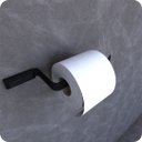 Ver imagem 1 de Porta Papel Higiênico de Parede Preto Fosco Empire