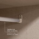 Ver imagem 6 de Guarda Roupa Casal 100% MDF 7 Portas 4 Gavetas Nogal/Cinza Gris Yescasa Supremo 266 x 230cm