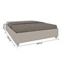 Ver imagem 3 de Base de Cama Box Queen Mônaco Off White - Tcil Móveis