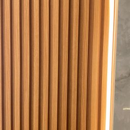 Painel Ripado Wpc Interno Wave Várias Cores 2,90m X 15cm Woopo Freijó Liso - 5